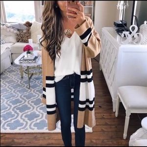Top shop colorblock cardigan